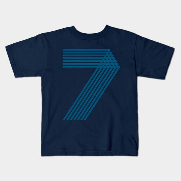 Seven stripes Kids T-Shirt by yanmos